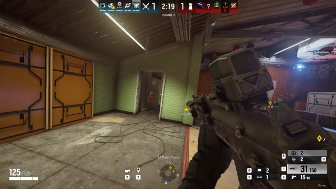R6 ESP doorway peek Rainbow Six Siege cheats ESP through doorway in party room on PC